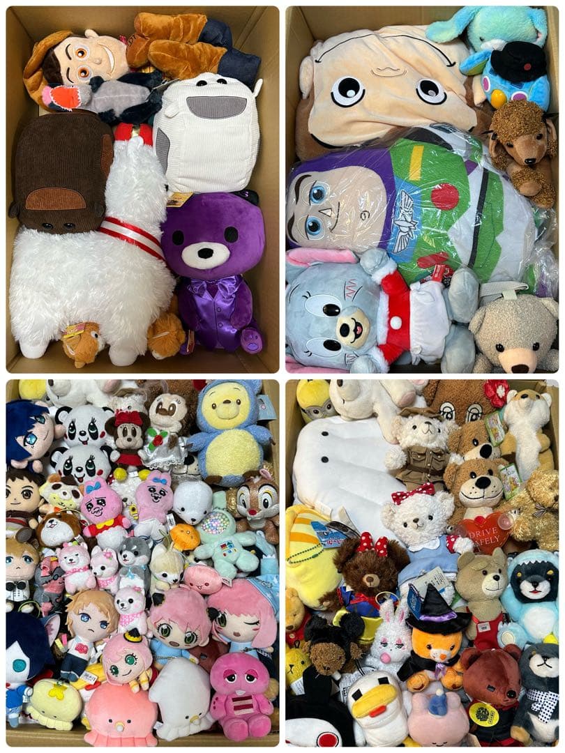 大量 ノンジャンル キャラクターグッズ ぬいぐるみ マスコット 70点以上