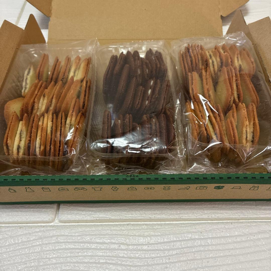 大人気　アウトレットスイーツ　徳用ラングドシャ2種類