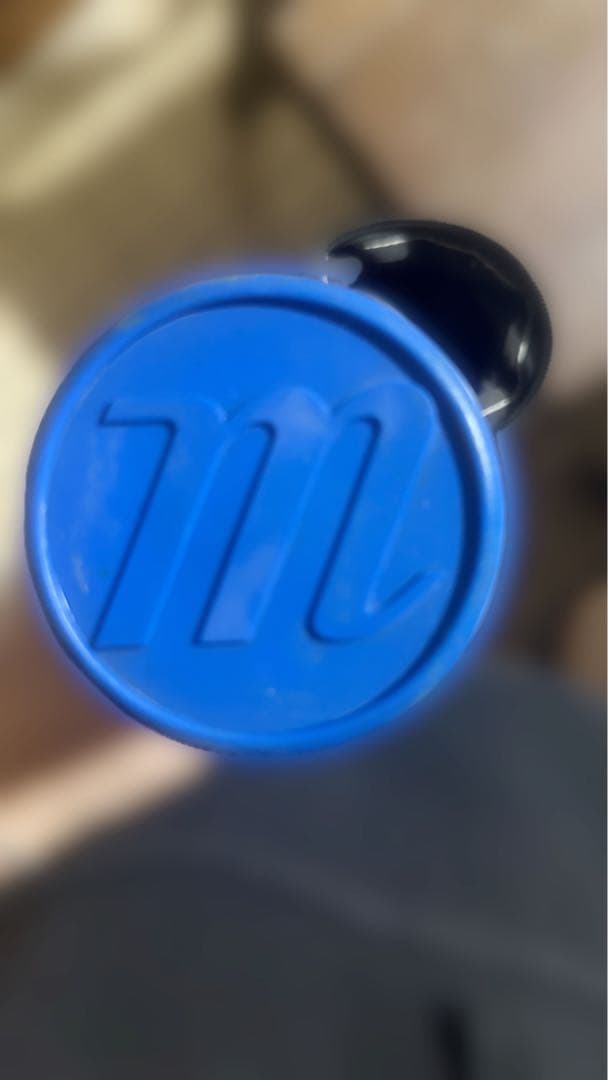 【中古】軟式少年野球用 青ワニクラッシャー 82cm 専用ケース付