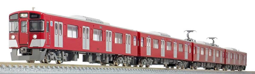 GM 31551 西武9000系 (多摩湖線・赤色) 4両編成セット(動力付き)