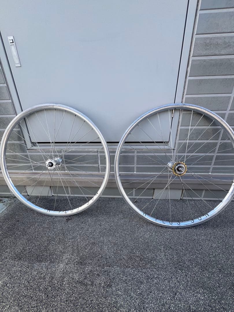 自転車ホイールセット シルバー　hplusson philwood
