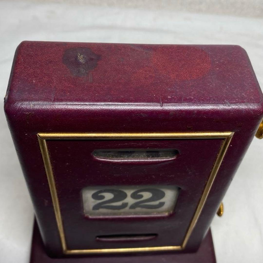 アンティーク 日めくり 永久 卓上カレンダー　手動式　希少品