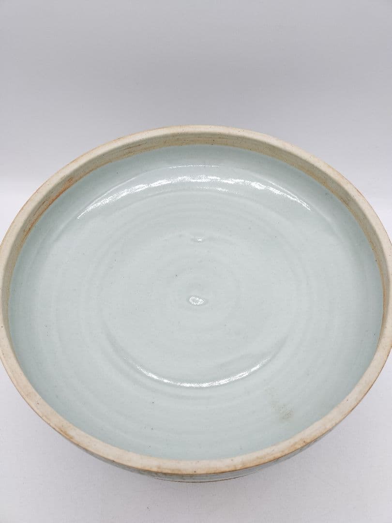 c526 喰篭 青白磁 韓国　廣州 趙小守 木箱 茶道具