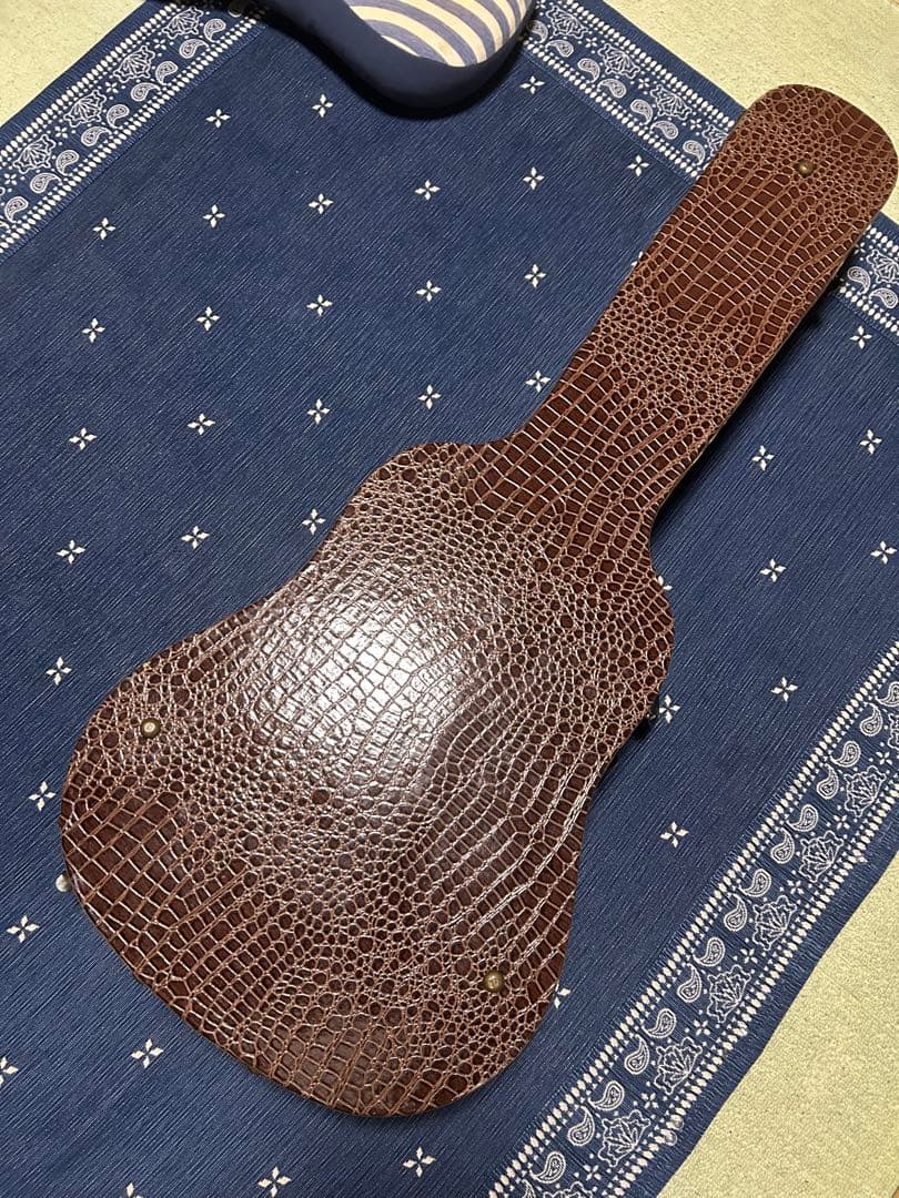 ワニ革柄　ハードケース　J-45 J-50 送料込み