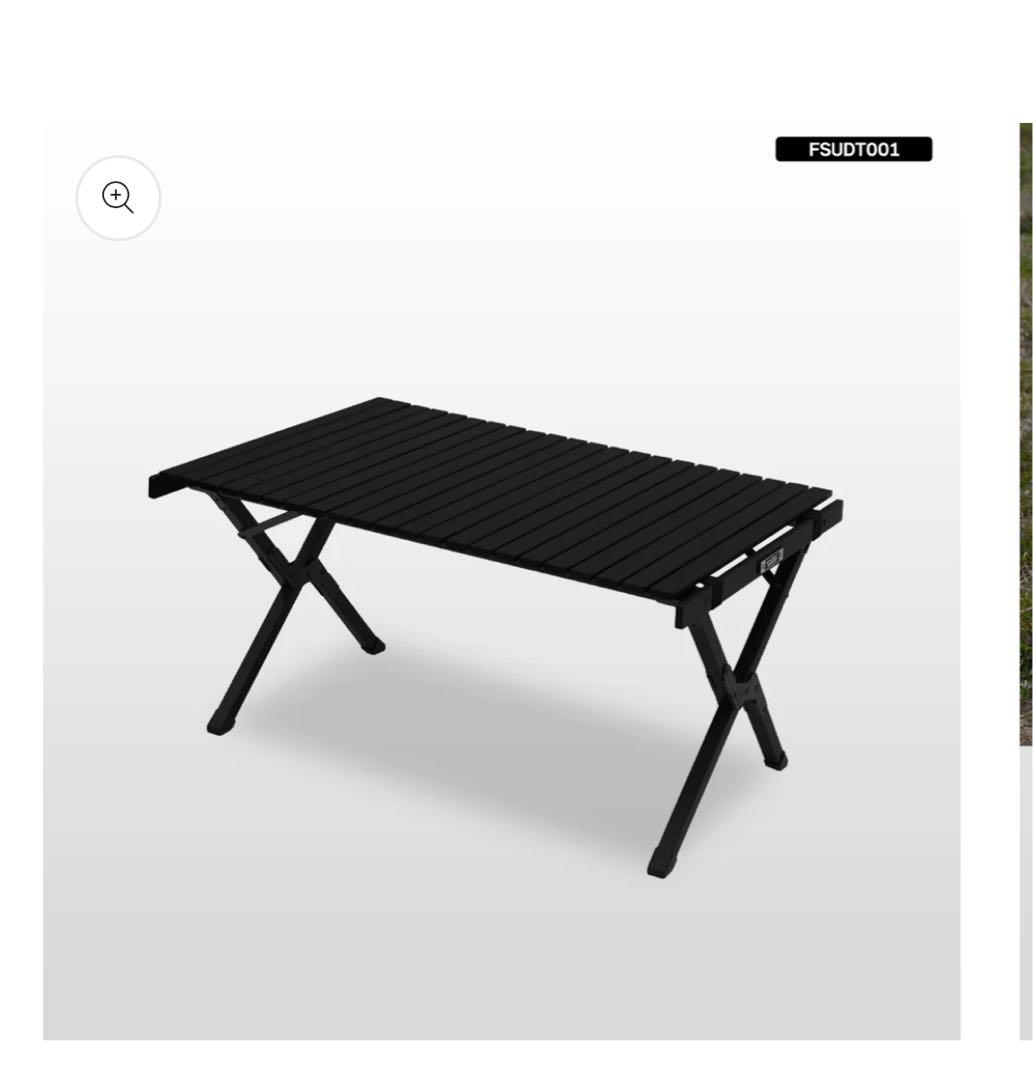 未使用品　サハラ　FieldSAHARA ウッドロールテーブル 漆黒