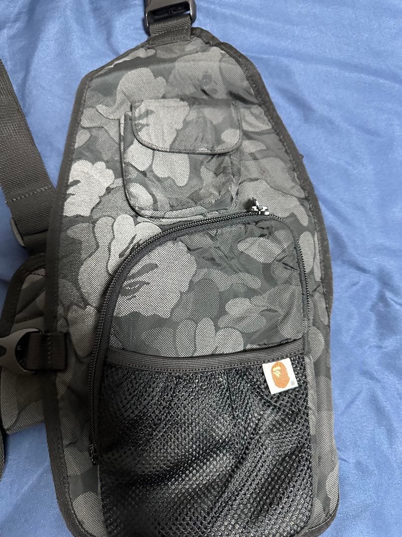BAPE カモフラージュ スリングフィッシングベスト