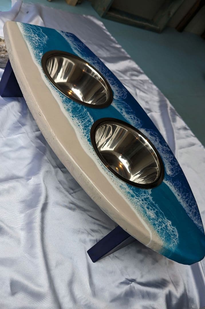 サーフィン・ボディボード Pet food stand   Ocean art