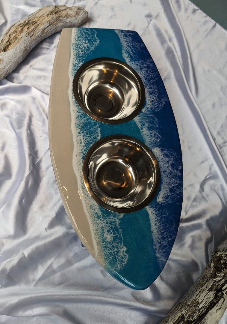 サーフィン・ボディボード Pet food stand   Ocean art