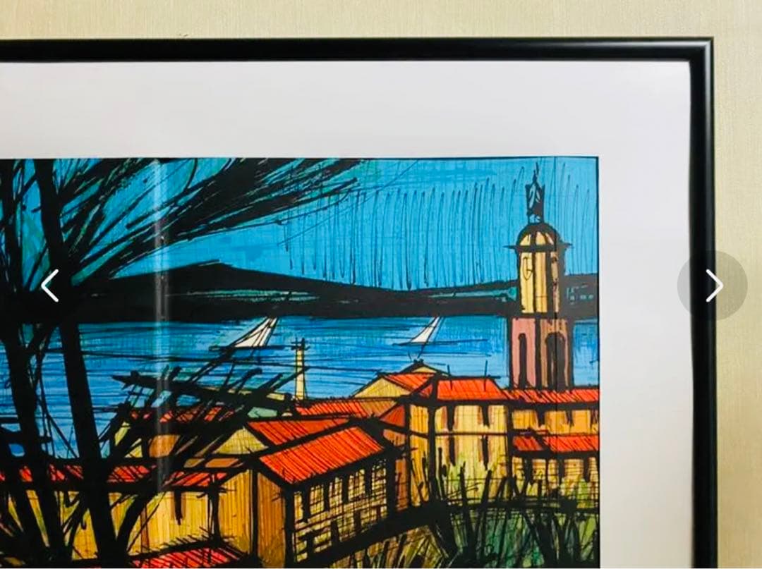 ベルナール・ビュッフェ<小さな海岸> 1979リトグラフ　希少