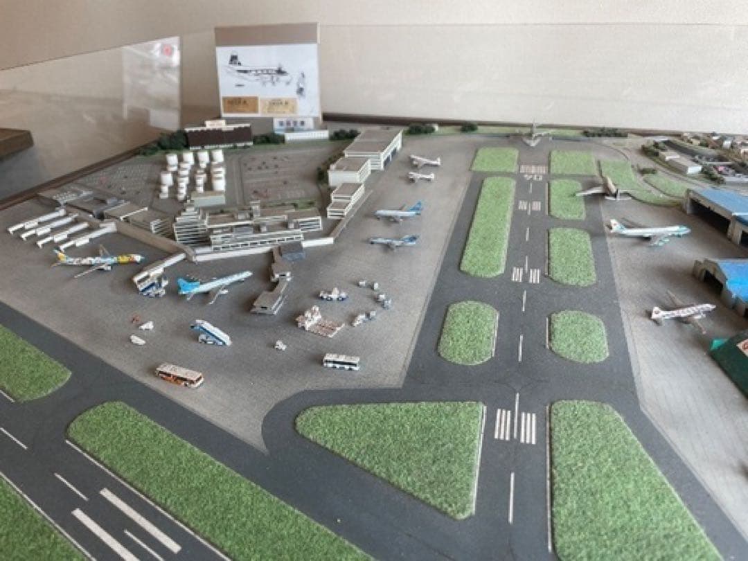 【引取り限定】　ジオラマ模型　昭和の羽田空港