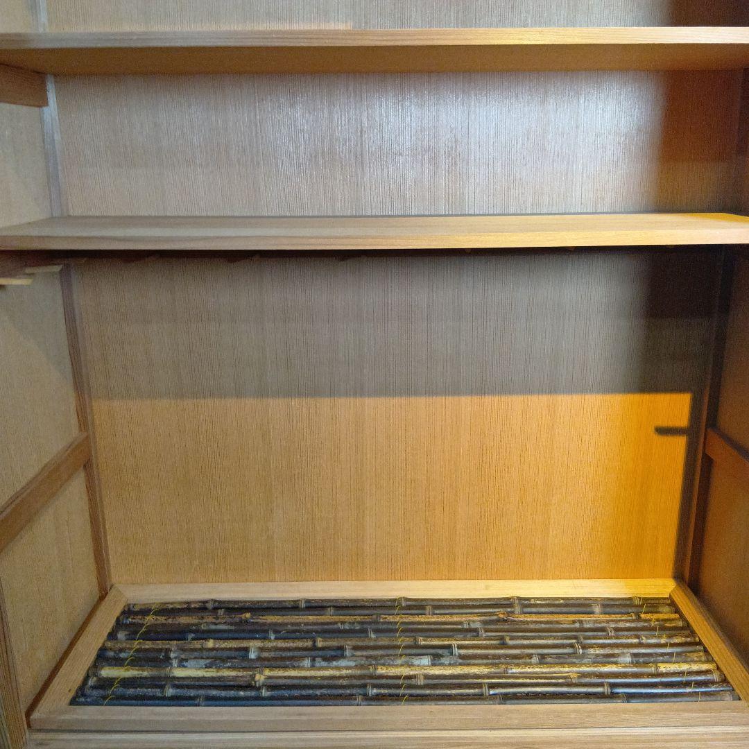 茶道具　水屋棚　置水屋　網代