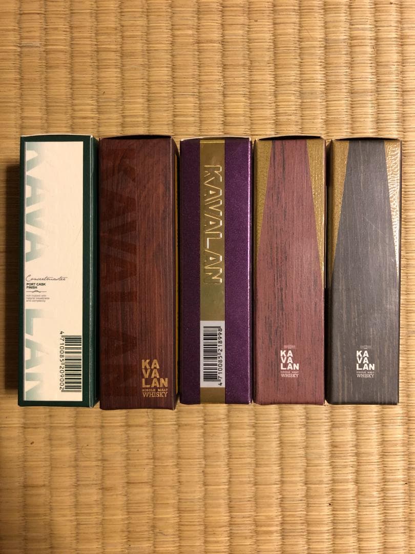 KAVALAN シングルモルトウイスキーミニボトル セット5本