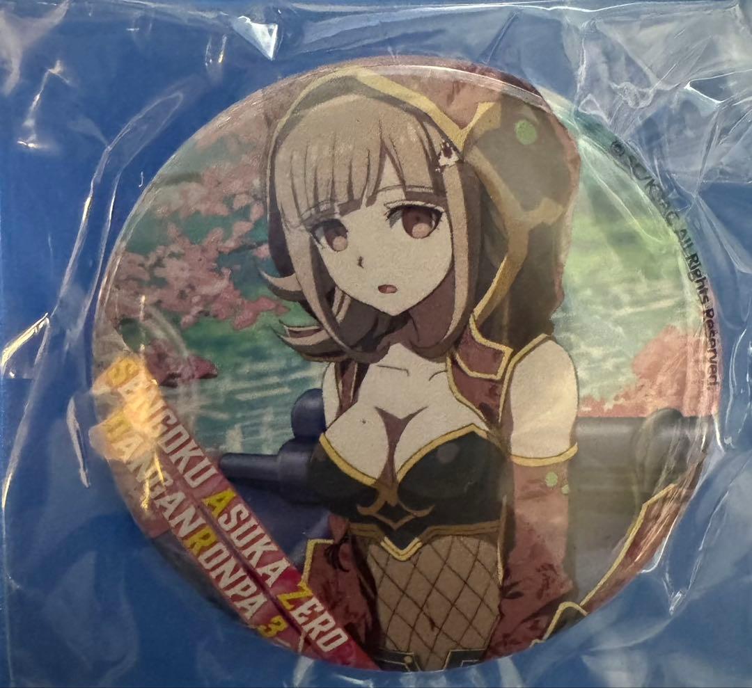 【非売品】戦国アスカZERO × ダンガンロンパ3コラボ　七海千秋缶バッジ