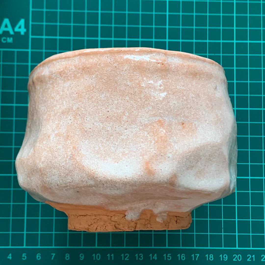 神楽尾焼　田二郎坊　共箱付き　茶道具 抹茶茶碗　手ぬぐい