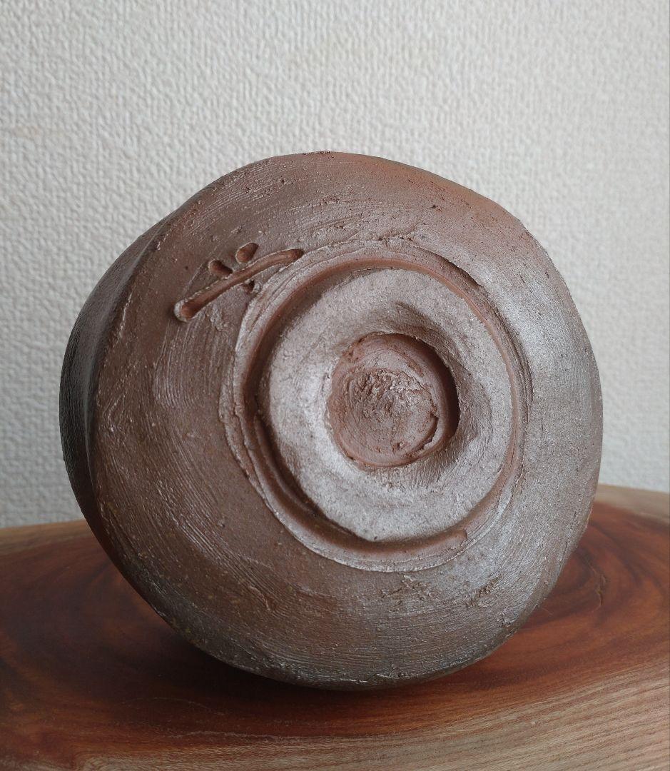 【窯変茶盌】中村和樹　観音土の緋色　中村六郎　中村眞　沓茶碗　古田織部