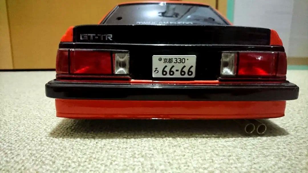 カリーナ　AA63　フレーク塗装　前照灯/尾灯ハロゲン風LED付　目立度MAX