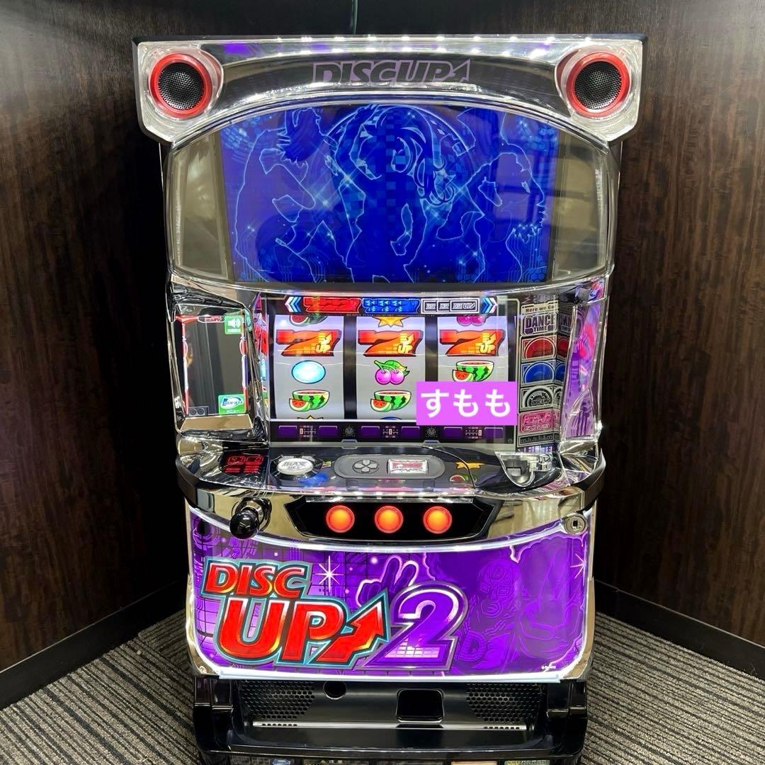 パチスロ「ディスクアップ2」　送料無料 パチスロ実機