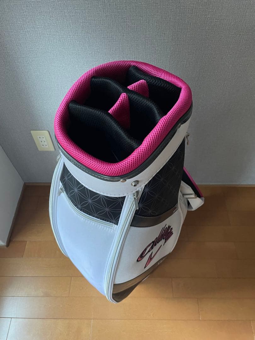 Callaway Solaire キャディバッグ ホワイト/ピンク