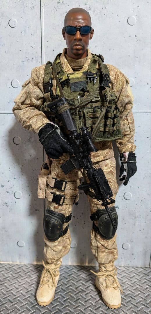 アメリカ軍特殊部隊 1/6 12インチ黒人兵士 cs8