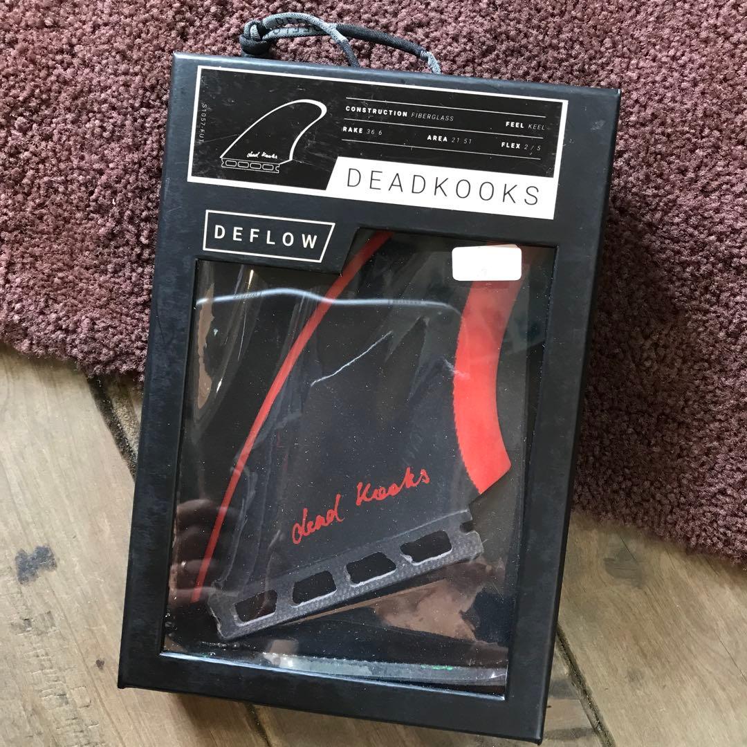 DEFLOW デフローDead Kooks サーフボードフィン 定価¥19800