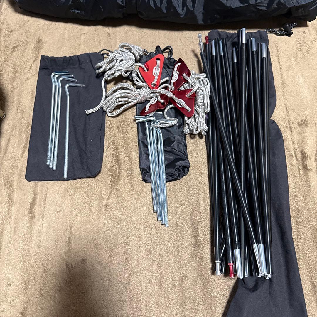 [ライトツナ]GOGlampingSKY EYE自立式テントとフライシート