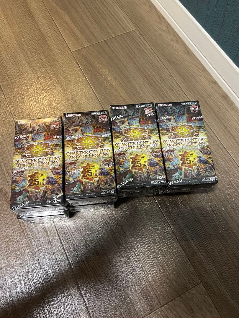 遊戯王　クォーターセンチュリーアートコレクション　8boxシュリンク付き
