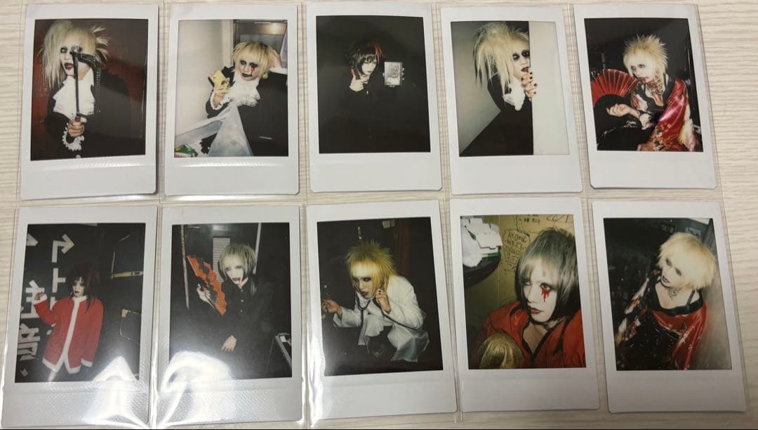 ②黒百合と影 烏名鳴 メメント・モリ 哀 チェキ 10枚セット