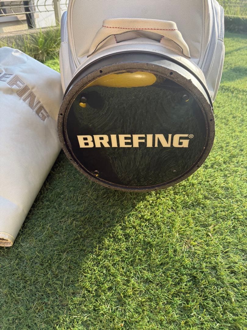 BRIEFING キャディバッグ ホワイト