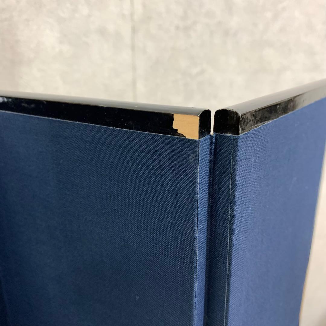 蘆雪金地押貼屏風 高さ39cm 山田家伝来 長澤蘆雪 複製 木箱 屏風