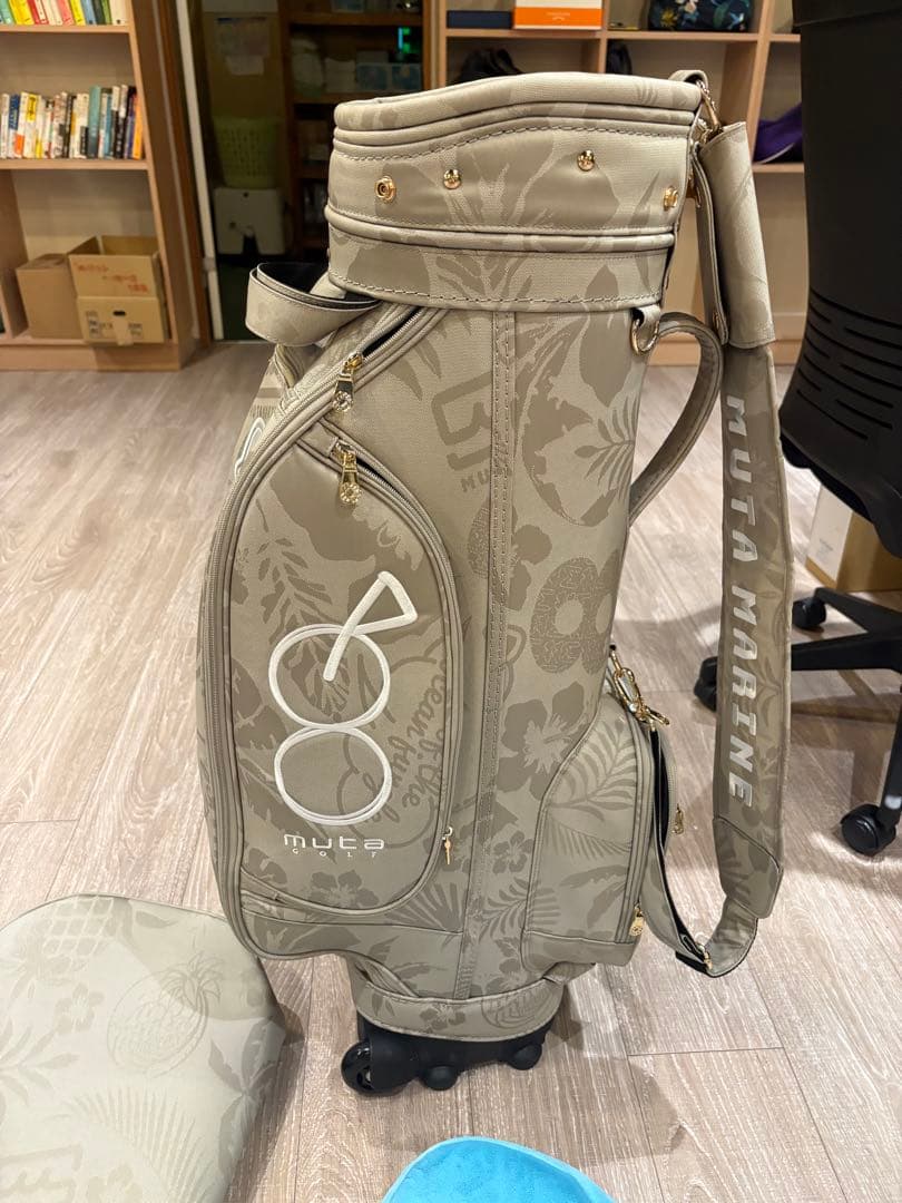 Muta ムーマリン　ゴルフバッグ・キャディバッグ ベージュ　全てセット