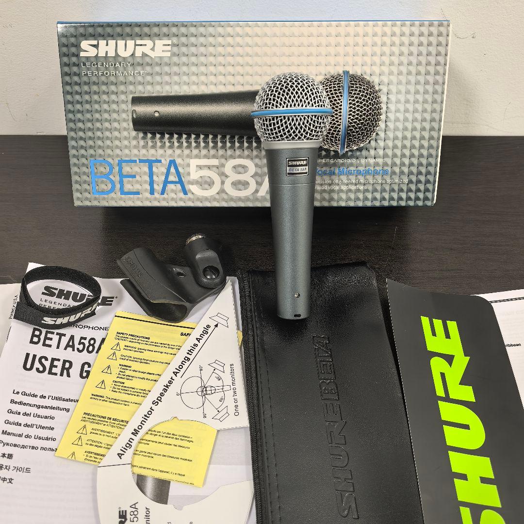 【新品未使用】 SHURE BETA 58Aダイナミックマイク