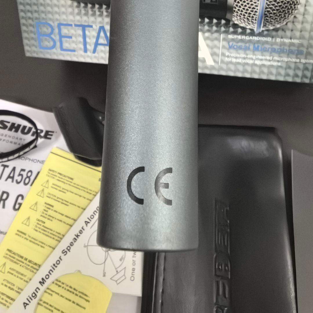 【新品未使用】 SHURE BETA 58Aダイナミックマイク