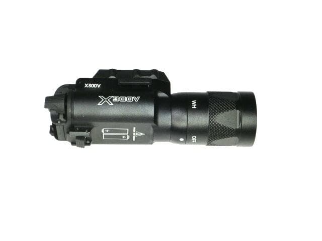 X300V型ウェポンライトLEDピストルライト黒ハンドガンライト新品ストロボ機能