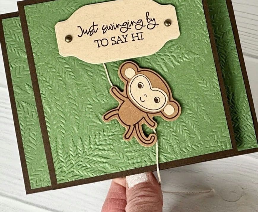 未使用　リトルモンキー　パンチふ＆スタンプ　スタンピンアップ