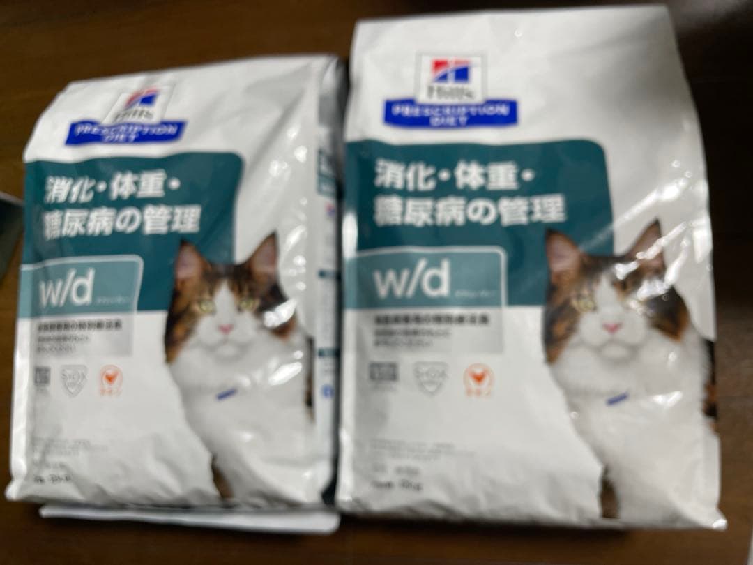 ヒルズ プリスクリプションダイエット w/d 猫用 特別療法食 2kg×2