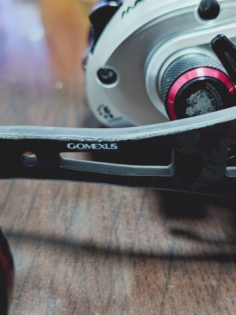 アブガルシア MAX DLC H 右巻きパワーハンドル　PEライン付き