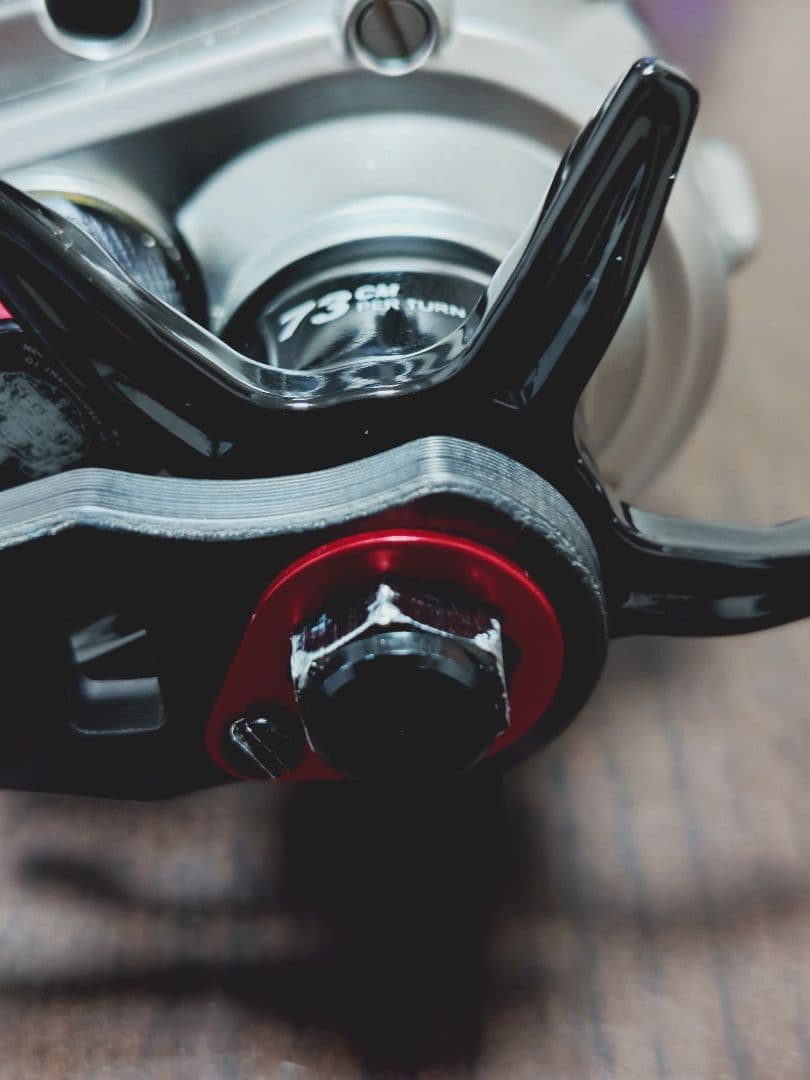 アブガルシア MAX DLC H 右巻きパワーハンドル　PEライン付き