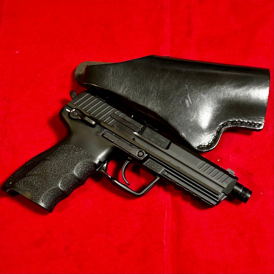 期間限定価格　整備済 革製ホルスター 大型オートマチック用 ブラック