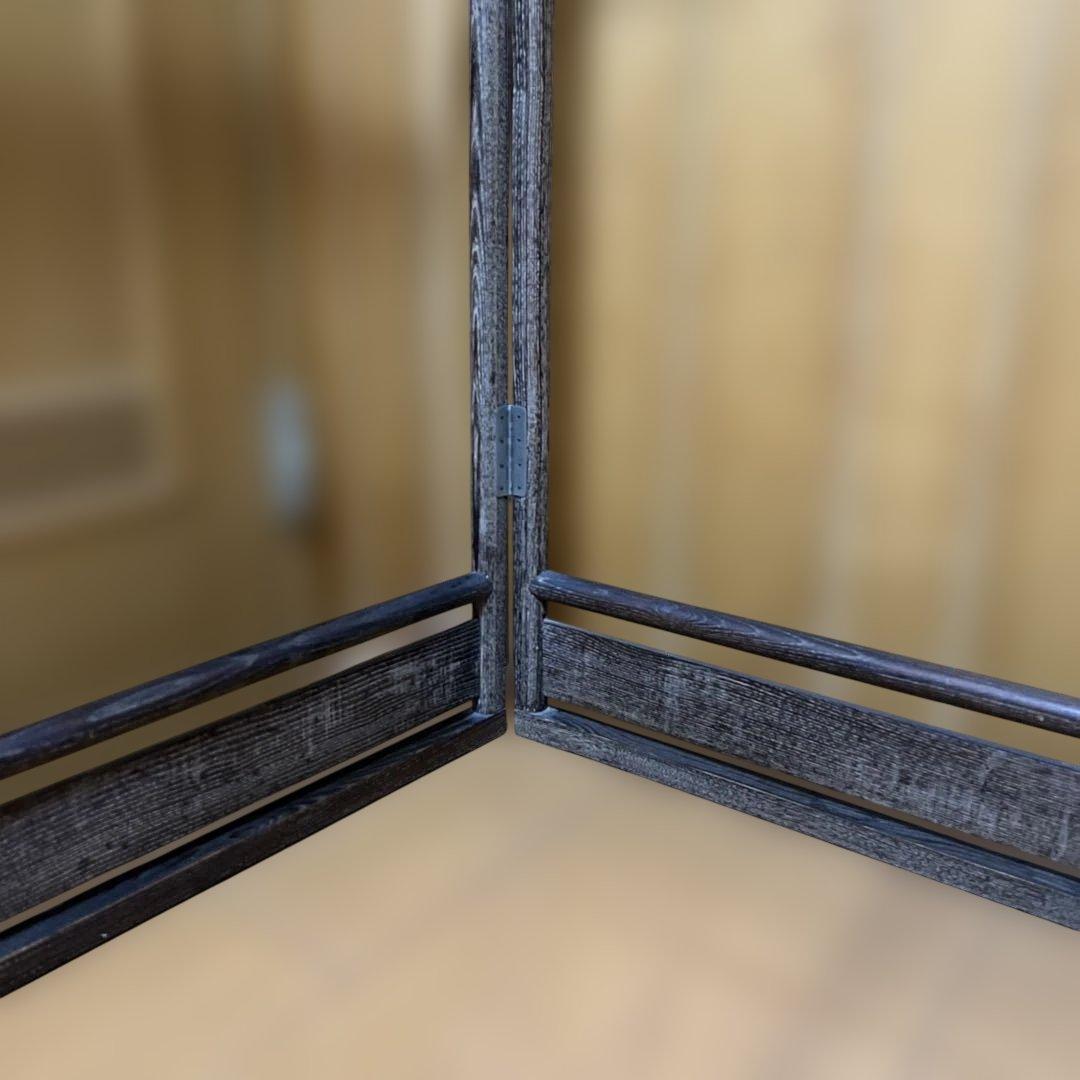 衣紋掛け　木製コーナー型衣桁 4フック付き