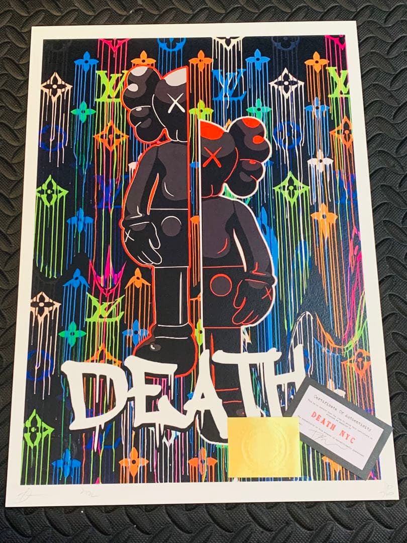最新入荷限定品！正規品DEATHNYC 世界限定100枚 バンクシー カウズ