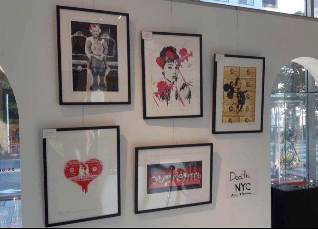 最新入荷限定品！正規品DEATHNYC 世界限定100枚 バンクシー カウズ