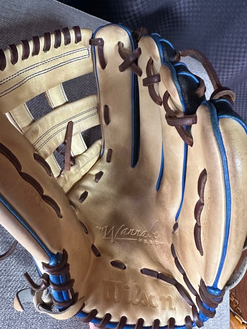 Wilson 軟式グローブ ベージュ/黒