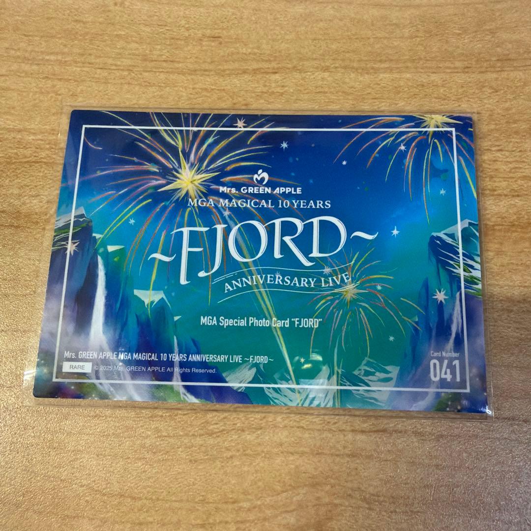 d*p様 Mrs.GREEN APPLE FJORD 大森元貴 レアフォトカード