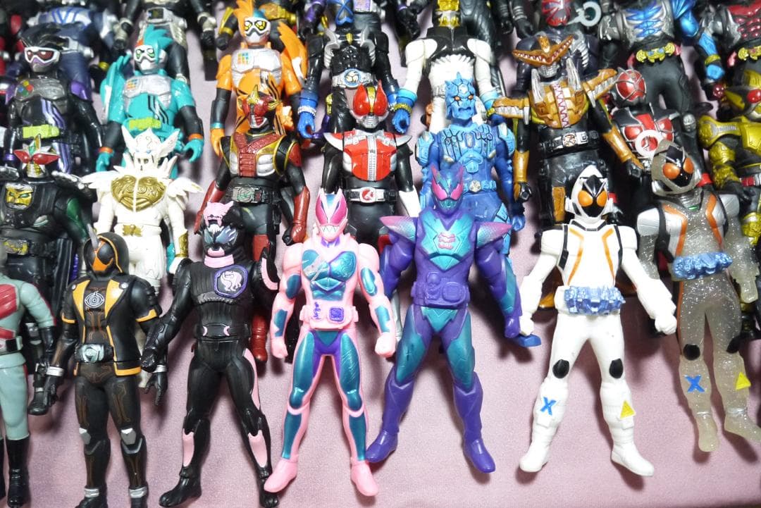 ライダーヒーローシリーズ　ビッグサイズソフビフィギュア　など　112体セット