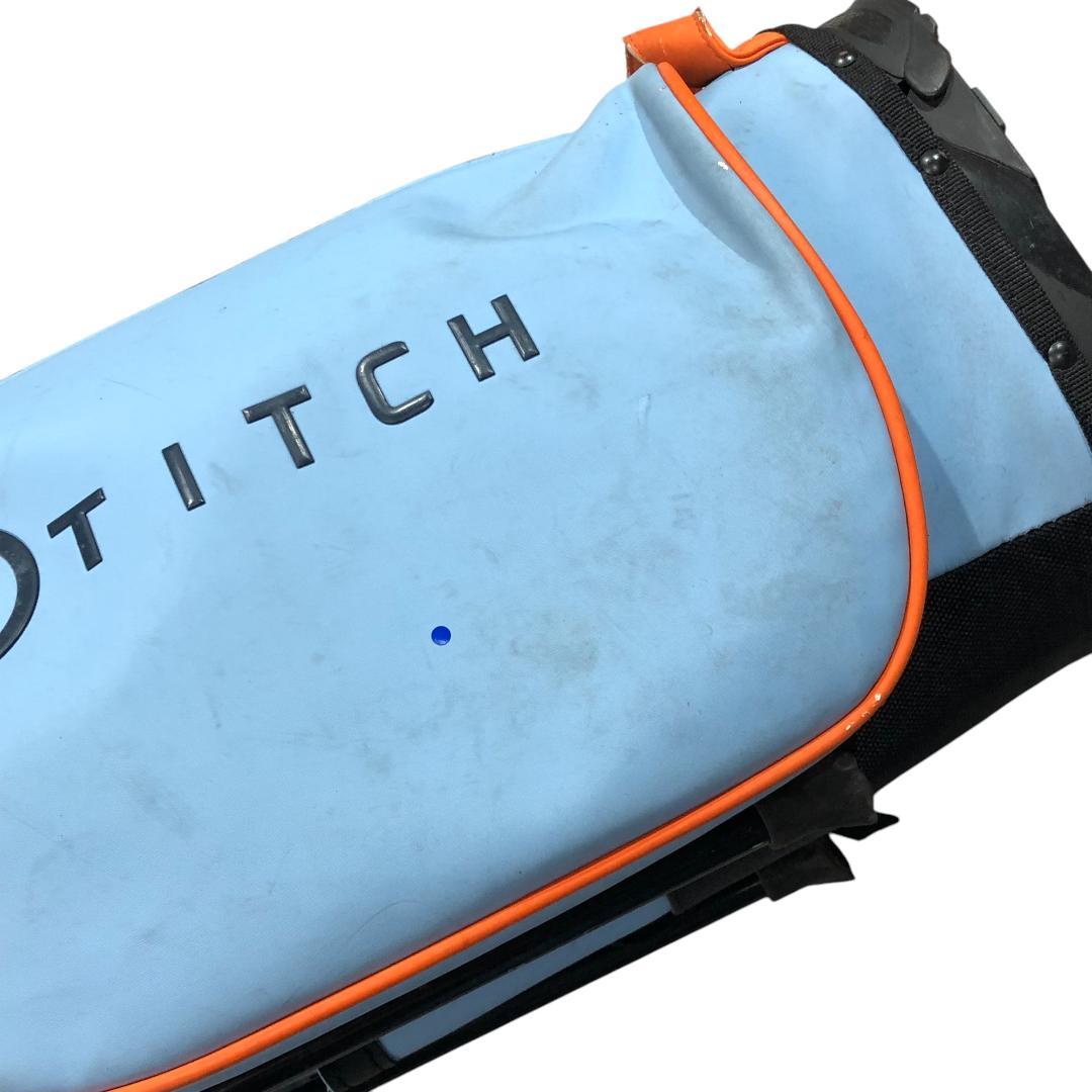 スティッチゴルフ STITCH GOLF キャディバッグ ブルー ゴルフ 刺繍