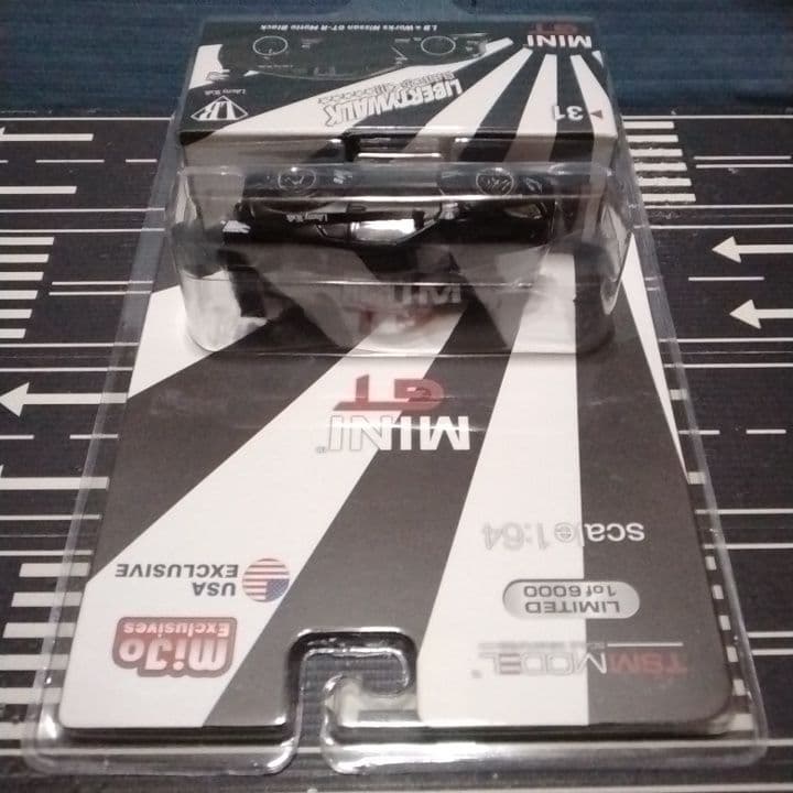 MINI GT LB★Works Nissan GT-R Matte Black