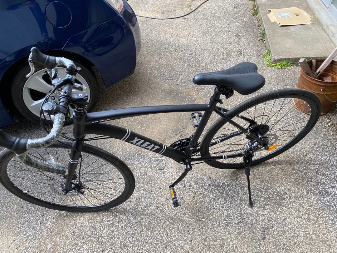 XLEAX クロスバイク ブラック