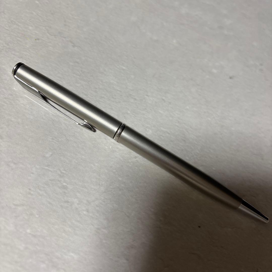 Parkerポールペン　パーカー　2本セット　シルバー　ブルーANA記載