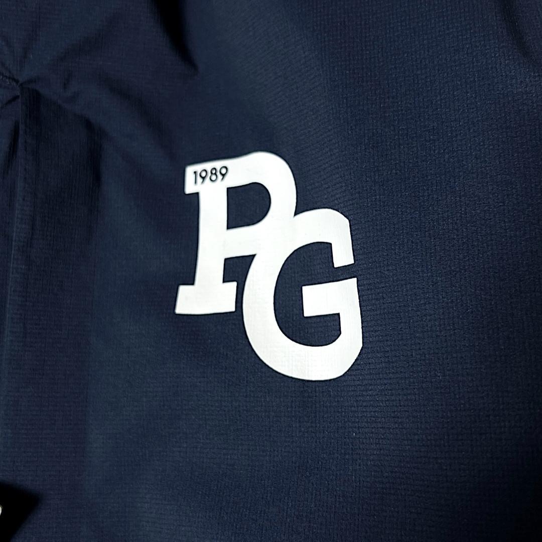 0 パーリーゲイツ AQUAX 防水透湿 レインジャケット ワンピース 紺