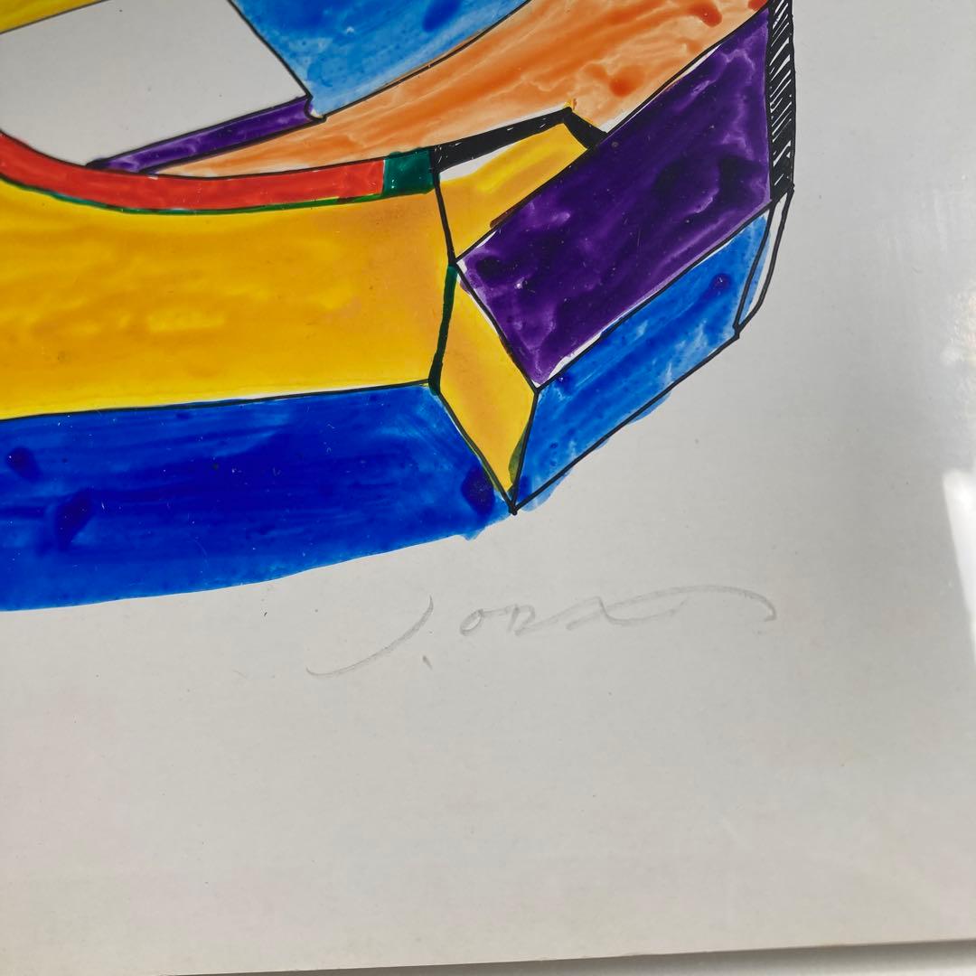 小田襄 水彩画 ビサンチンの港 1973年製作 原画 絵画 コレクション